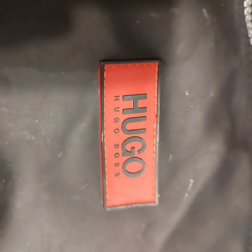 Hugo Boss Black Backpack Bag with Red Logo ID HUGO